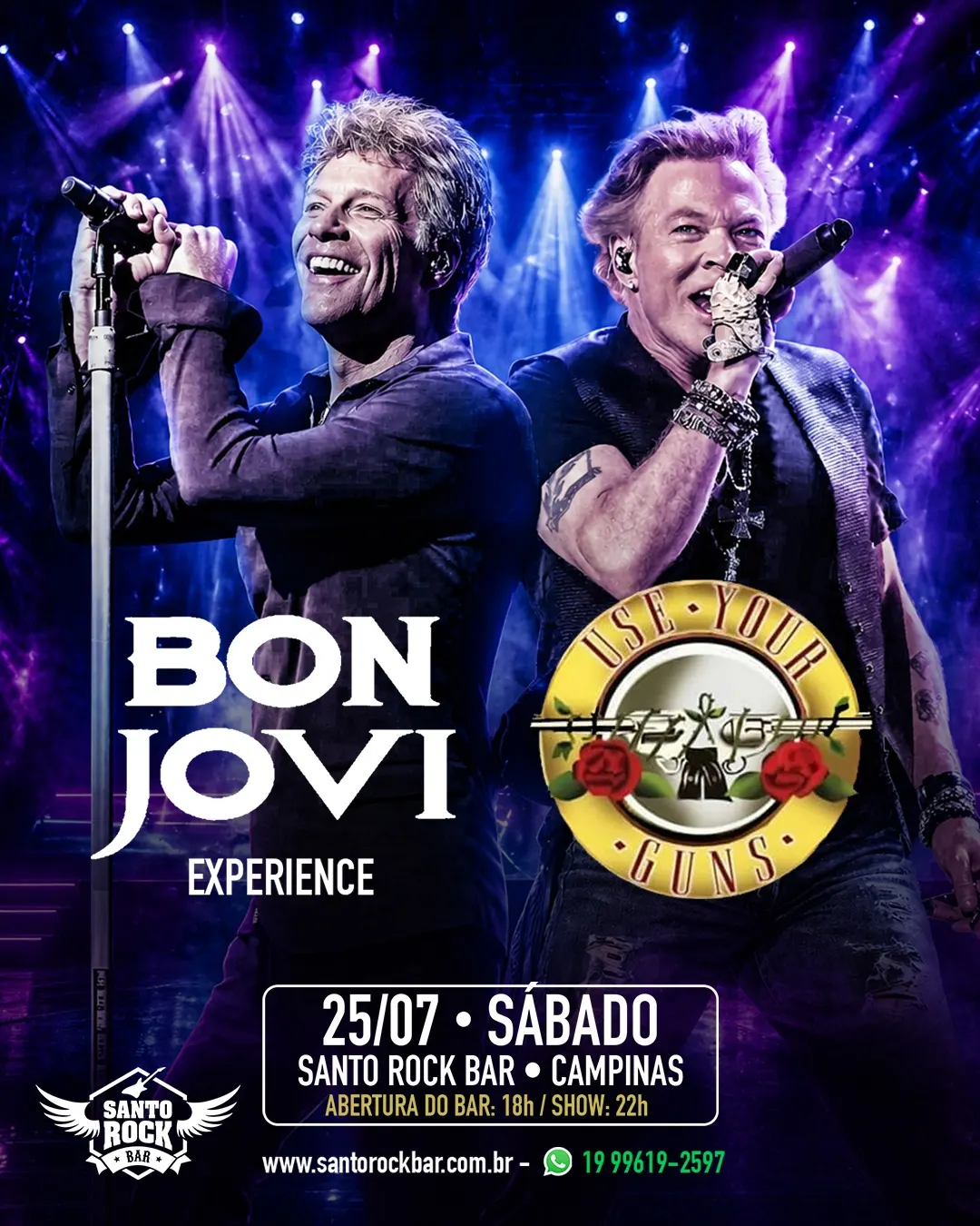 BON JOVI E GUNS N ROSES