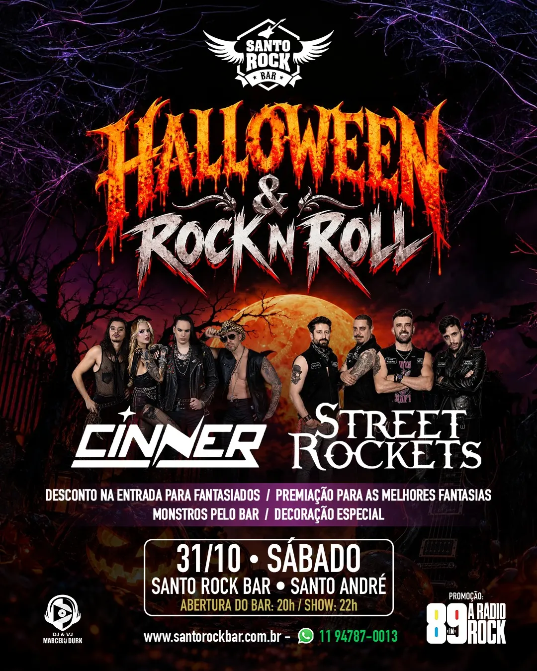 HALLOWEEN- Cinner e Street Rockets