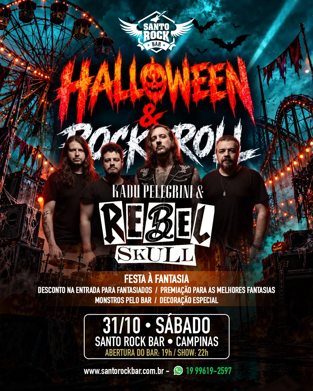 REBEL SKULL com Kadu Pelegrini (HALLOWEEN)